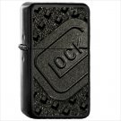 Weapons Glock Pistol Oil Windproof Black Lighter Briquet Encendedor L1192