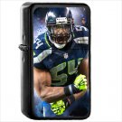 Seattle Seahawks Football Oil Windproof Black Lighter Briquet Encendedor L4