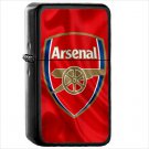 Sports Arsenal F.C. Soccer Club Oil Windproof Black Lighter Briquet Encendedor L3330