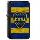 Sports Boca Juniors Soccer Club Oil Windproof Black Lighter Briquet Encendedor L3619