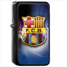 Sports FC Barcelona Soccer Club Oil Windproof Black Lighter Briquet Encendedor L1660