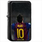 Sports Lionel Messi Soccer Player Oil Windproof Black Lighter Briquet Encendedor L1611
