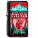 Sports Liverpool F.c.  Soccer Club Oil Windproof Black Lighter Briquet Encendedor L2653