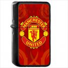 Sports Manchester United F.C. Soccer Club Oil Windproof Black Lighter Briquet Encendedor L1375
