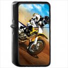 Sports Motocross Oil Windproof Black Lighter Briquet Encendedor L1547