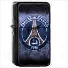 Sports Paris Saint-Germain F.C. Soccer Club Oil Windproof Black Lighter Briquet Encendedor L2405