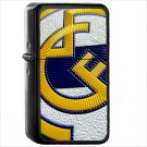 Sports Real Madrid C.F. Soccer Club Oil Windproof Black Lighter Briquet Encendedor L2892