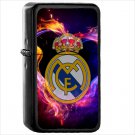 Sports Real Madrid C.F. Soccer Club Oil Windproof Black Lighter Briquet Encendedor L3123