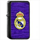 Sports Real Madrid C.F. Soccer Club Oil Windproof Black Lighter Briquet Encendedor L3656
