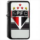 Sports São Paulo FC Soccer Club Oil Windproof Black Lighter Briquet Encendedor L2833