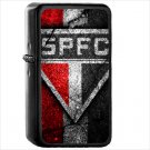 Sports São Paulo FC Soccer Club Oil Windproof Black Lighter Briquet Encendedor L3637