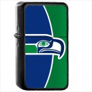 Sports Seattle Seahawks Football Oil Windproof Black Lighter Briquet Encendedor L2049