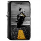 Sports Valentino Rossi Oil Windproof Black Lighter Briquet Encendedor L3092