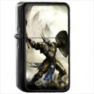 Knight Oil Windproof Black Lighter Briquet Encendedor L638