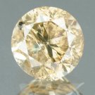 7 Pcs. Natural off white Light Browne  loose Diamond 0.05 ct.