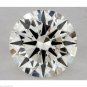 Forever Sparkling Moissanite 0.41 ct., Round cut, G color, D VS 1, size 4.95 mm