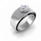 Classic Moissanite Engagement Ring 0.90 ct,. 925 Silver, FREE GIFT Sterling Silver Diamond Ring Classic Moissanite Engagement Ring 0.90 ct,. 925 Silver, FREE GIFT Sterling Silver Diamond Ring
