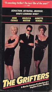 The Grifters (VHS) John Cusack, Anjelica Huston, Annette Bening