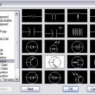 DraftSight CAD Electrical Symbol Library Menu (VER 2.0)