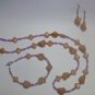 Earth Tone Nugget Necklace Set