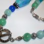Blue Chalcedony Jewelry Set