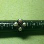 Ring Garnet and Faux Pearl