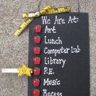 Teacher Gifts 2709A - We are At : Blackboard with Apples