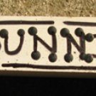 I Love Bunnies Wood Block