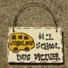 School Bus Driver Gifts no 1 3200SBD School Bus Driver Wood