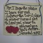 Crafts Wood Scripture Sign 4015 - Jeremiah 29:11