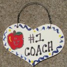 Teacher Gifts 816 Coach Wood Teacher Heart