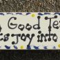 Teacher Gift Wood Block bgt5036 A Good Teacher puts joy into Learning