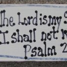 BP4010- The Lord is My Shepherd Scripture Wood Block