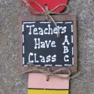 92St - Teacher Stringer - Apple, Slate and Pencil