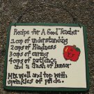 Teacher Gifts 5111 Recipe for a Good Teacher