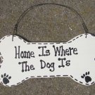 DB3- Home Is Where the Dog Is Wood Dog Bone