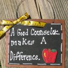 Teacher GIfts 43 Counselor Hand Painted Wooden Teacher Slate
