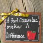 Teacher GIfts 43 Counselor Hand Painted Wooden Teacher Slate