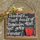 Teacher Gift 80 Teacher Plant Seeds Teacher Slate