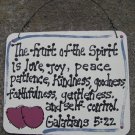 Crafts Wood Scripture Sign 4008 The Fruit of the Spirit is