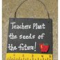 Teacher Gift 5210 Teachers Plant the seeds of the future with Ruler/Apple Wood