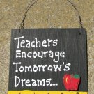 Teacher Gift 5207 Teachers Encourage Tomorrow's Dreams with Ruler/Apple
