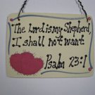 Crafts Wooden Scripture Sign 4010 The Lord is my Shepherd