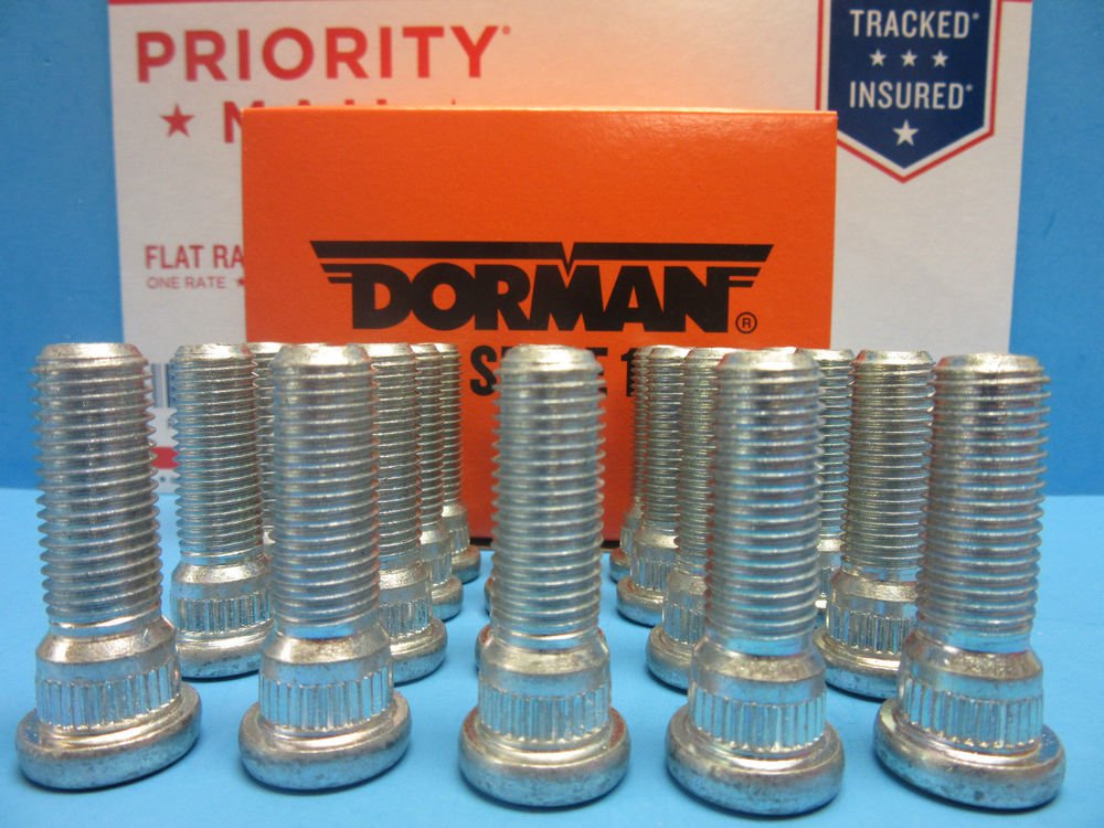 Set 10 Wheel Lug Stud Replace Toyota Lexus OEM 9094202037 Made in USA