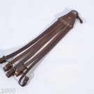 Brown  leather Good stranglehold noose cord strap belt for waterfowl duck goose