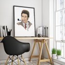 Kramer poster, Kramer illustration, Seinfeld print, Seinfeld poster, Kramer Print, Seinfeld art