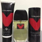 Avon Triumph Men's 3 Pcs Cologne Spray, After Shave Conditioner & Body Powder