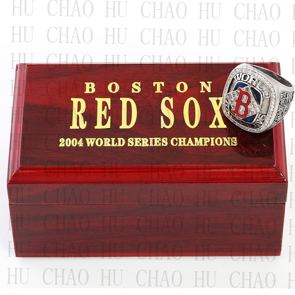 Team Logo Wooden Case 2004 Boston Red Sox World Series