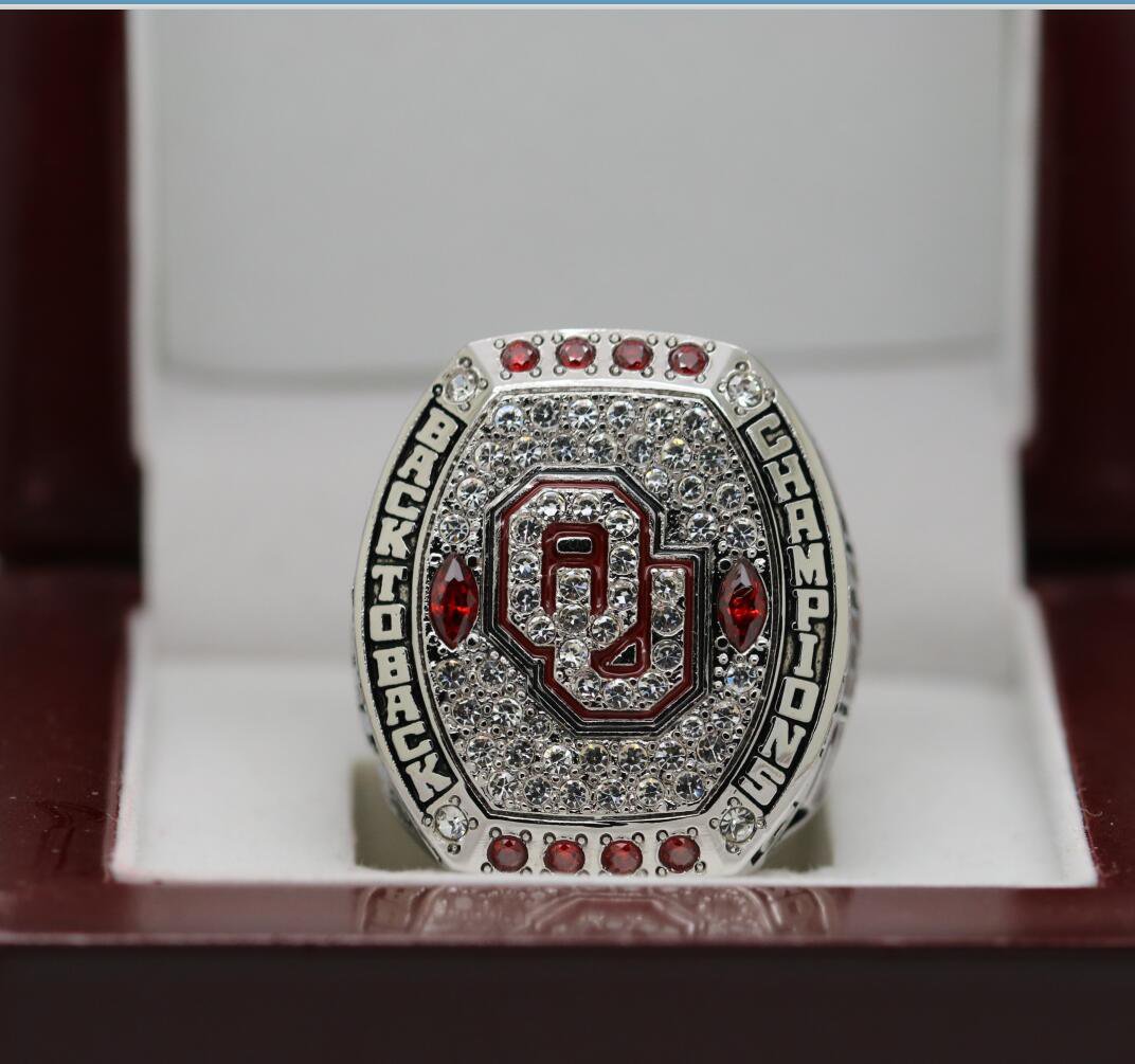 2016 Oklahoma Sooners Big 12 National CHAMPIONSHIP RING 8 SIZE COPPER ...