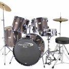 Percussion Plus PP3500 5-Piece Drum Kit Remo Drum Heads FREE SHIPPING www.tmscad.ecrater.com